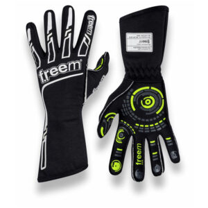 Sort brandhæmmende motorsportshandske